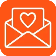 Letter and photo icon