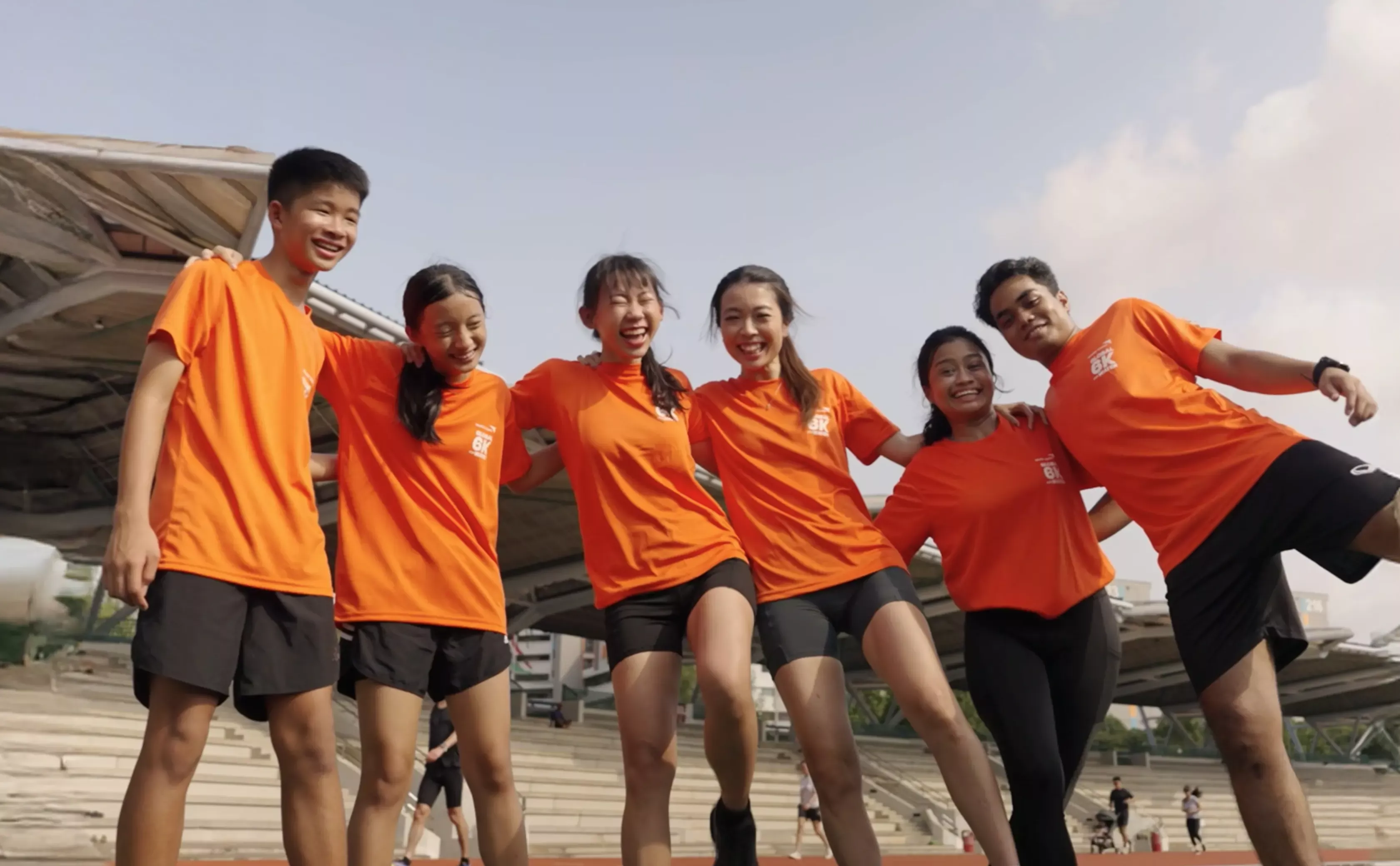 Youth participating in Global 6K for Water in Singapore