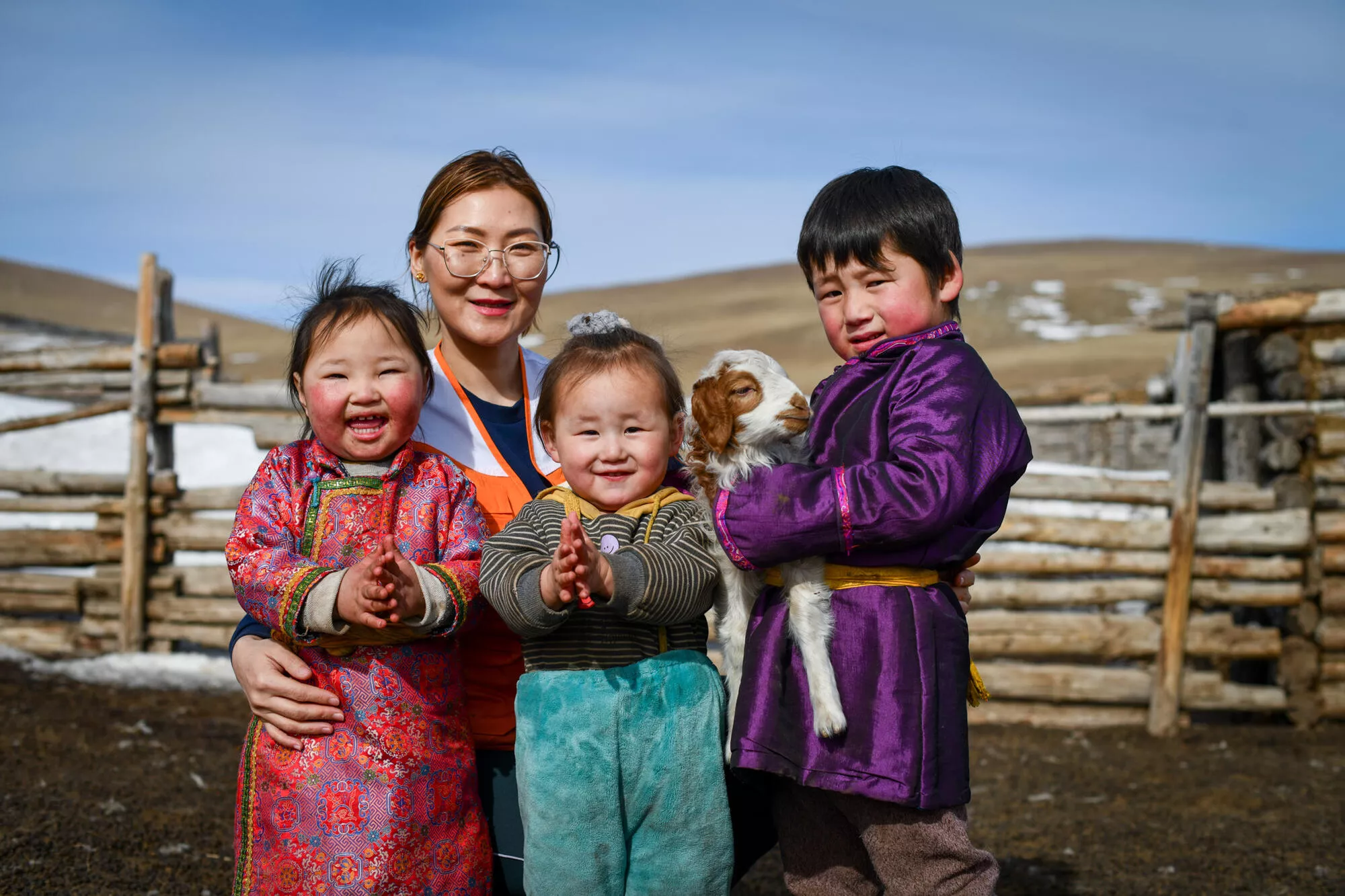 Children from Mongolia