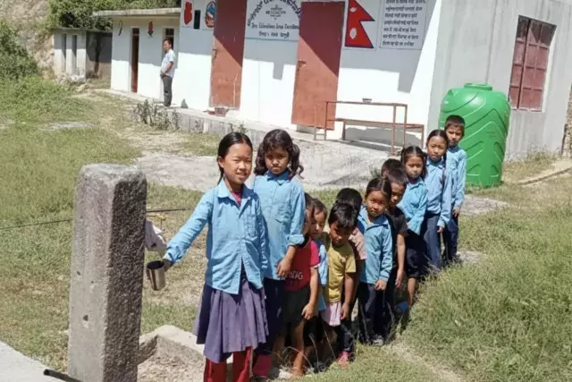 Clean water in a school ​