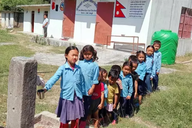 Clean water in a school ​