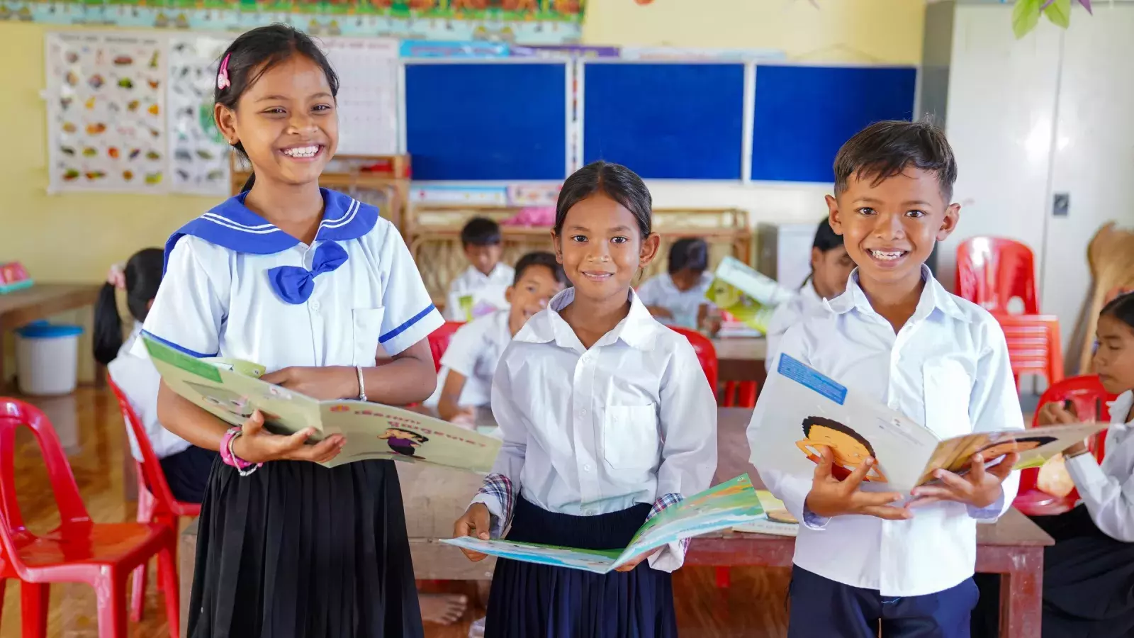 Children received education support 